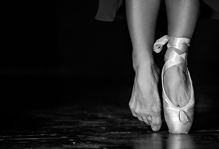 Il piede da ballerina