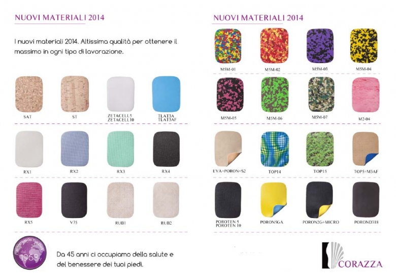 Nuovi materiali 2014: qualità per il tuo benessere Nuovi materiali 2014: qualità per il tuo benessere